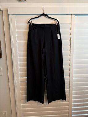 Old Navy Black Wide-Leg Dress Pants